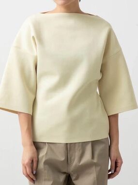 AURALEE Wetsuit Jersey Boat Neck Pullover